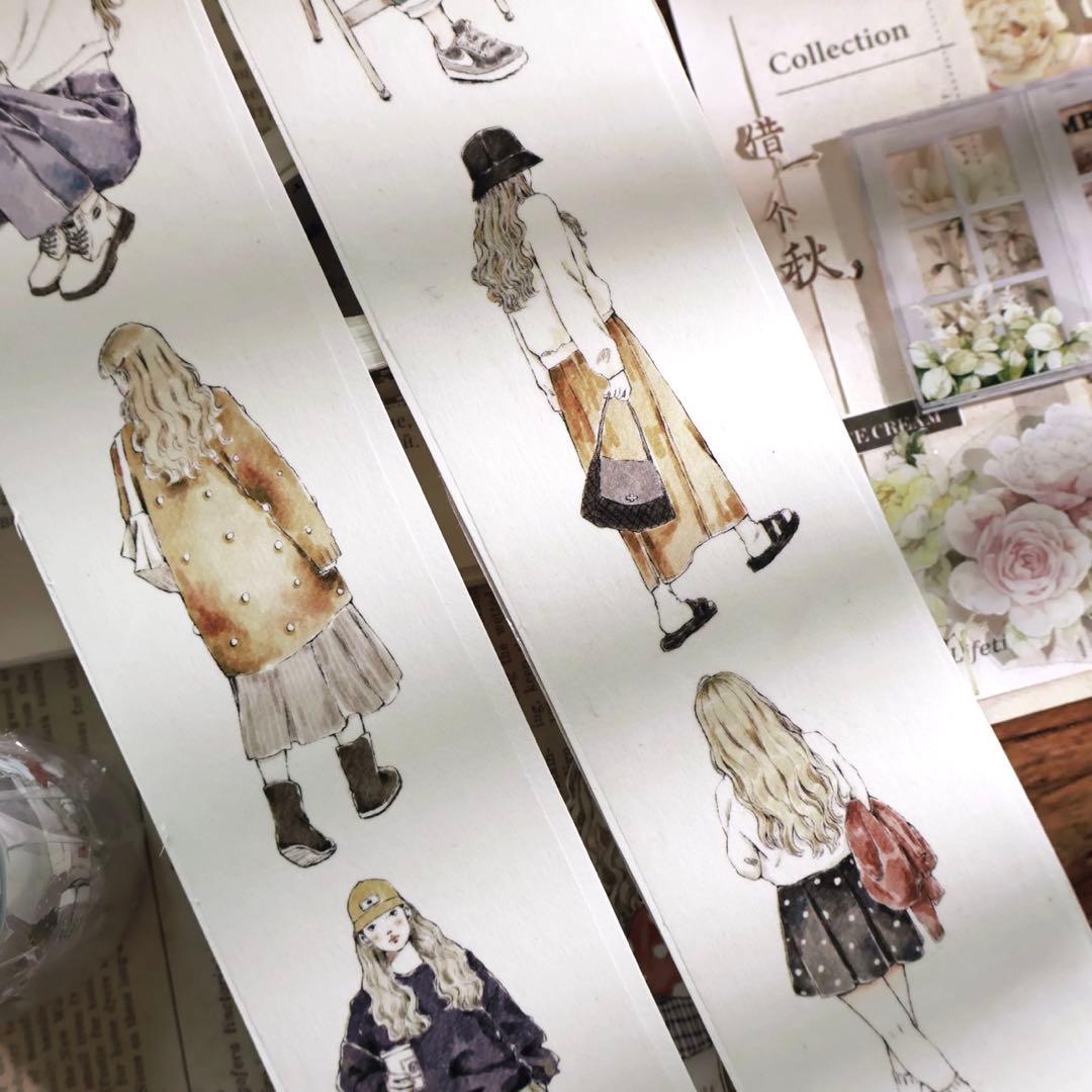 壹洱原创《暖洋洋》海外マスキングテープ　マステ 【2359】