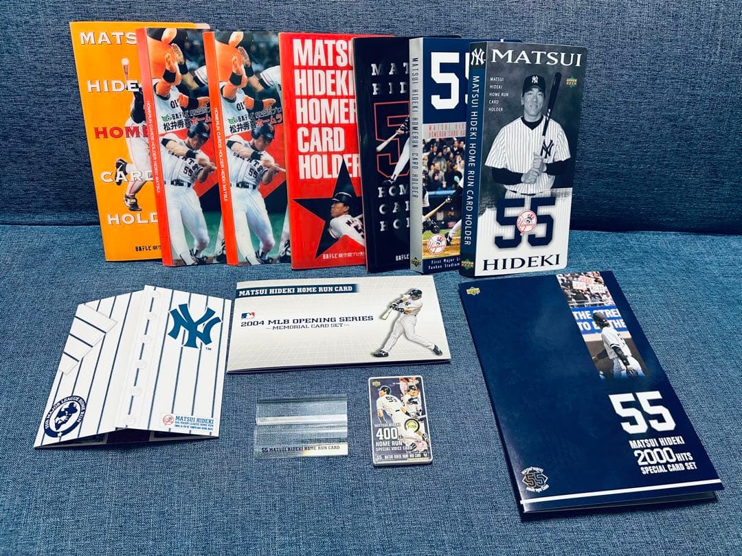 松井秀喜ホームランカード　542枚　フォルダー6冊&おまけ（16枚）付