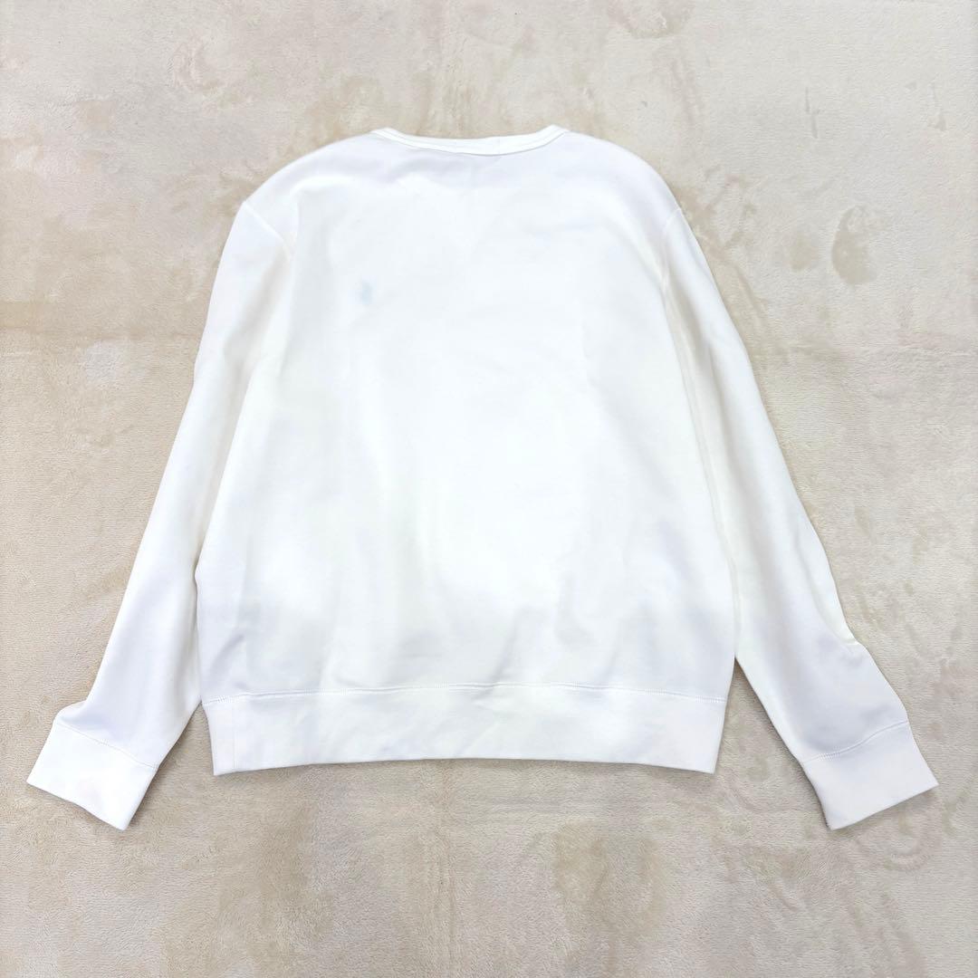 未使用級✳︎ポロラルフローレン現行タグ大人気定番スウェットトレーナーホワイト正規品