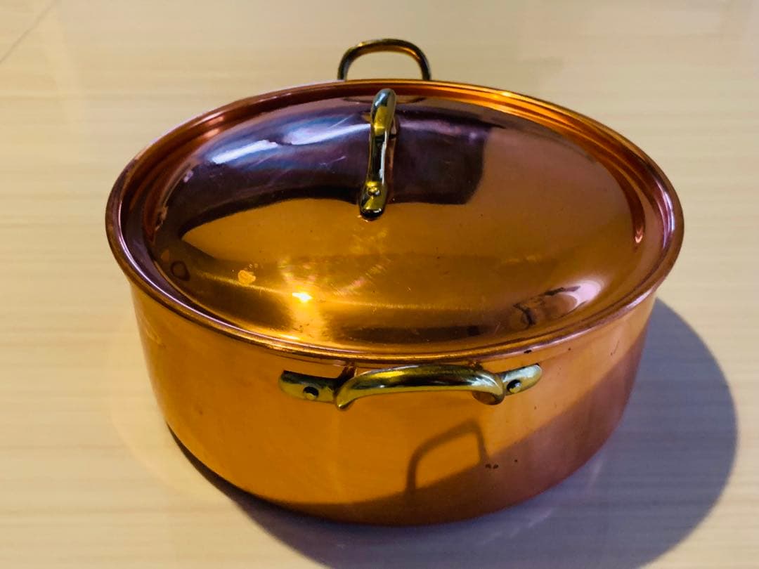 ★TAGUS ターガス 両手鍋 20cm 銅鍋 煮込鍋 調理器具 未使用★