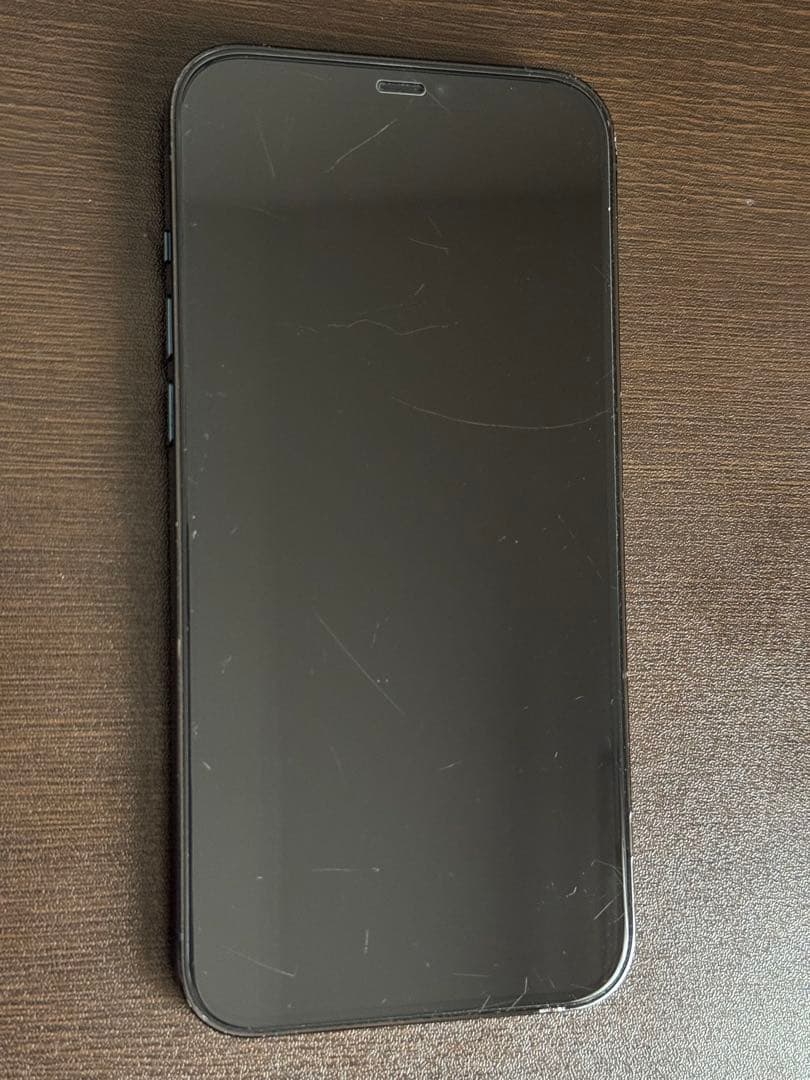 iPhone 12 pro max 256GB simフリー 美品純正レザー付き