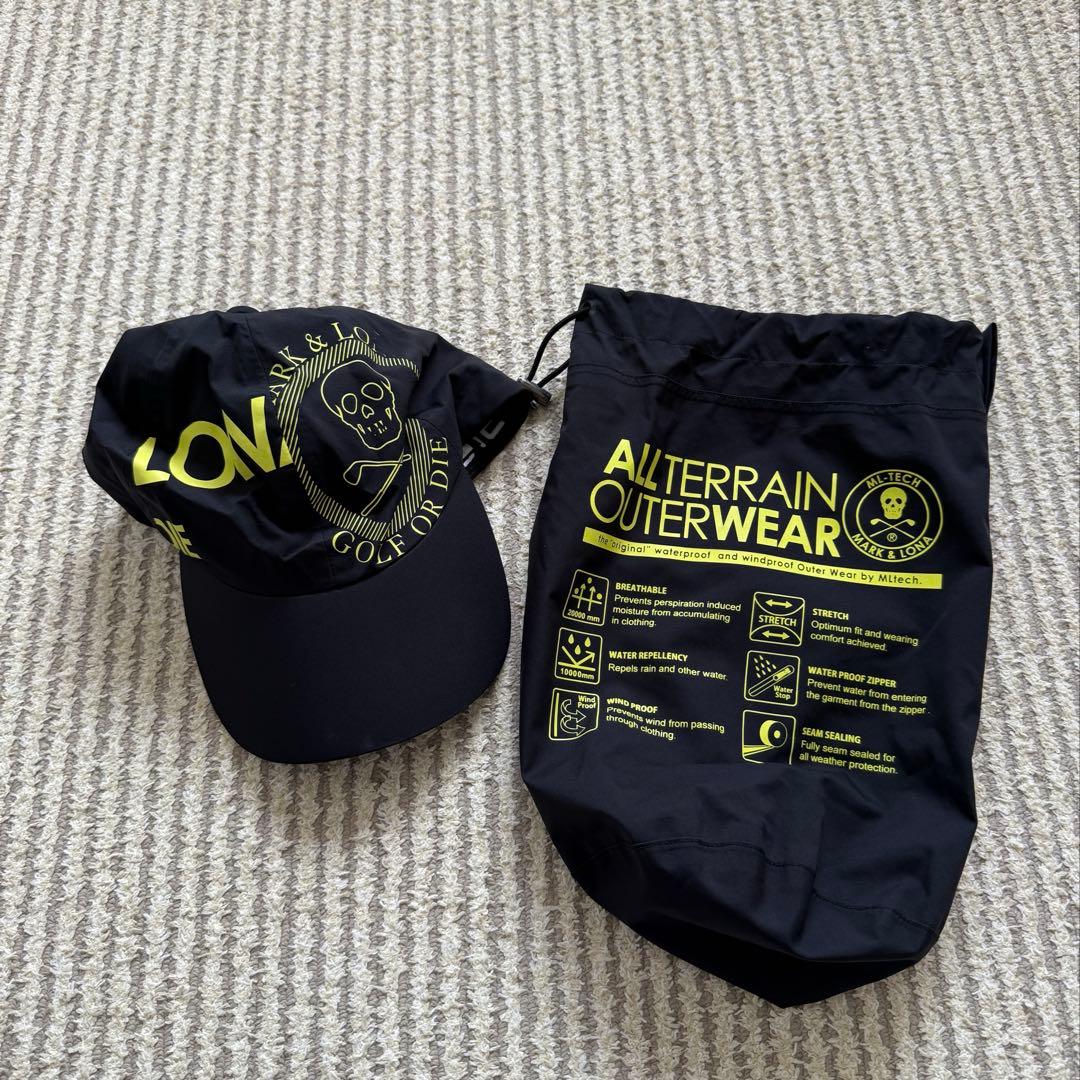 【美品】MARK&LONA × komatsu レインウェアセットアップ 48