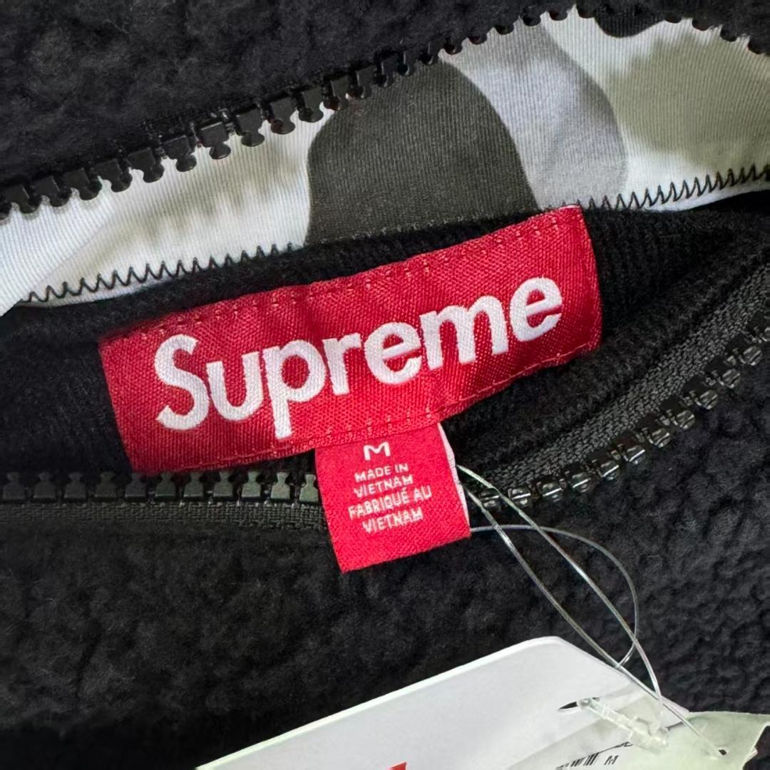 Supreme リバーシブル ハーフジップ カモフラージュ ナイロンジャケット