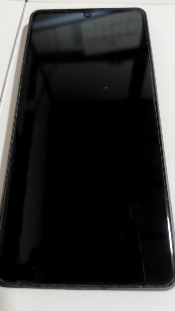 スマートフォン本体 ブラックsharp sence7plus 6.4インチ　中古