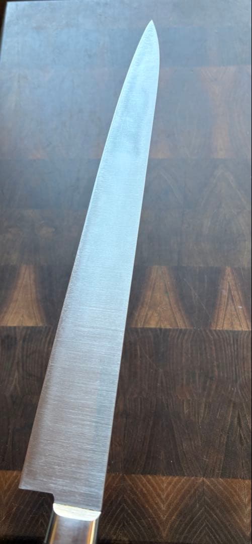 月山義高作　INOX ステンレス　筋引　270mm 包丁　全鋼　洋包丁