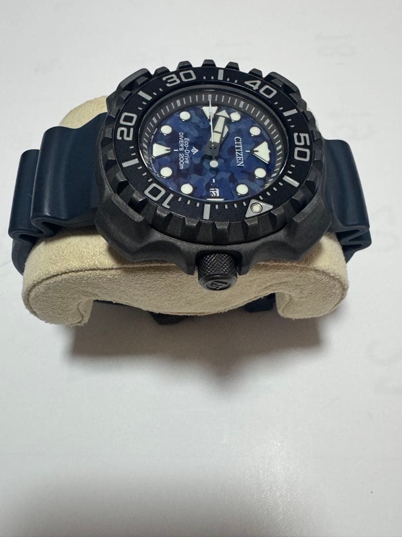 CITIZEN Eco-Drive Diver's 200m ネイビー美品