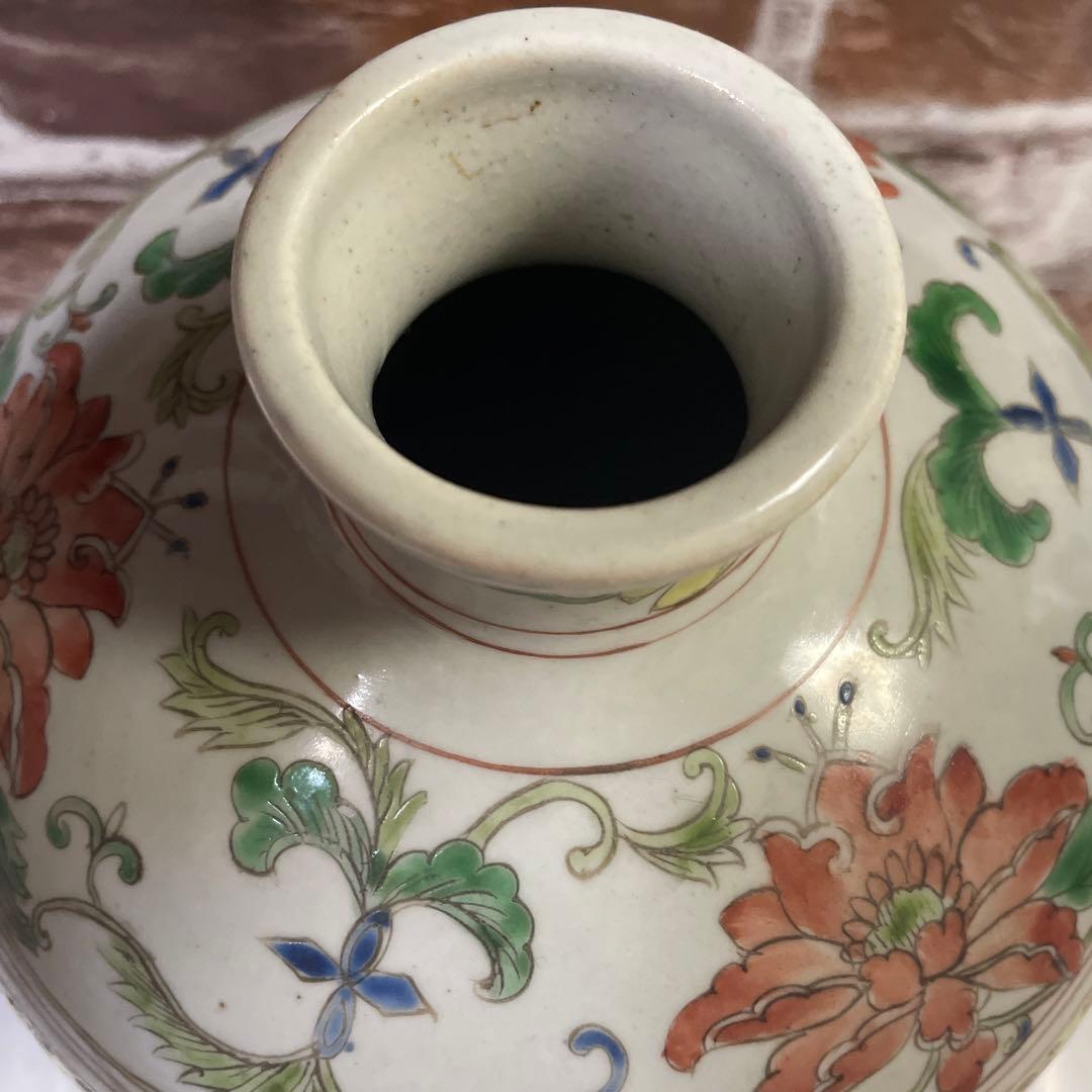 お値下げ 中国陶器 花瓶 花器 陶芸