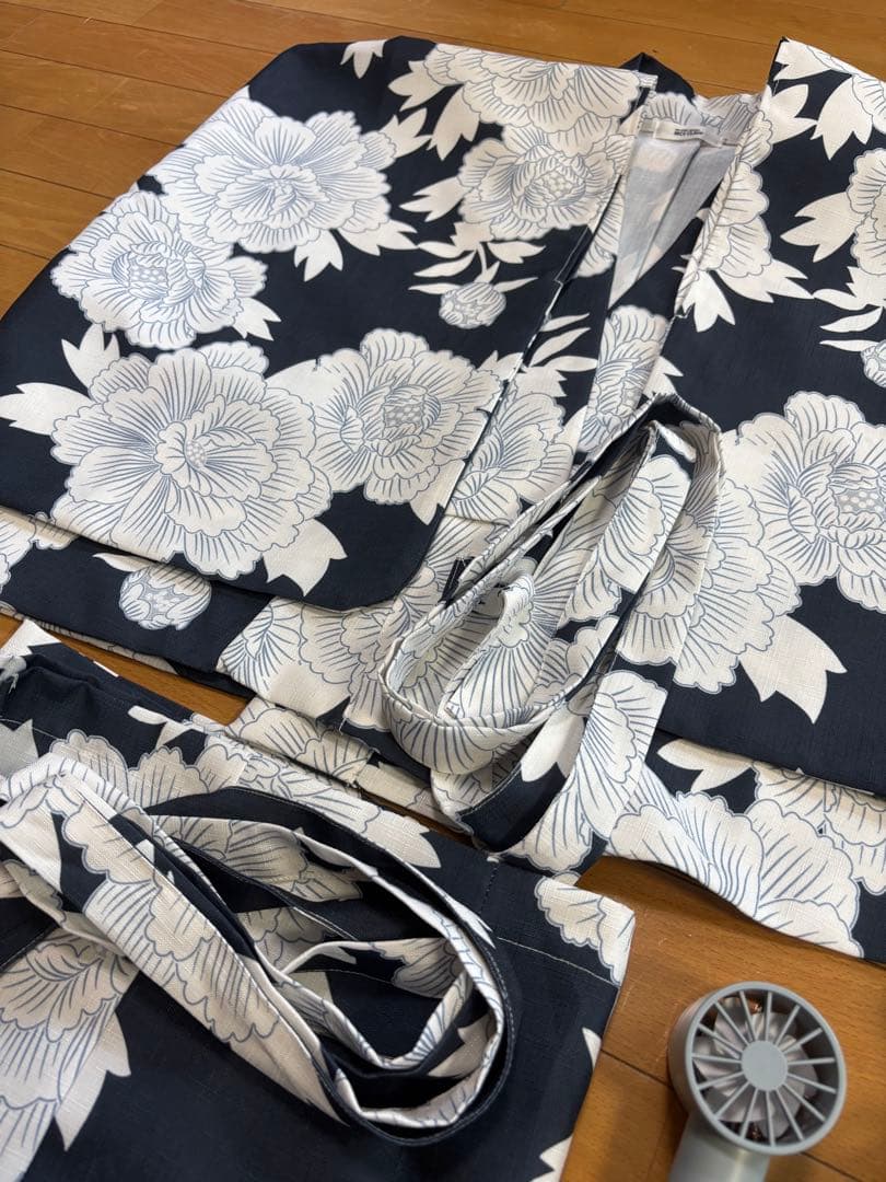 セパレート浴衣 / 浴衣+作り帯+飾り帯+草履+巾着セット