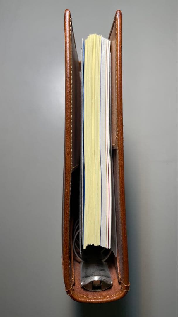 ￼【美品】システム手帳/ダ・ヴィンチ / ロロマクラシック　A5 ブラウン