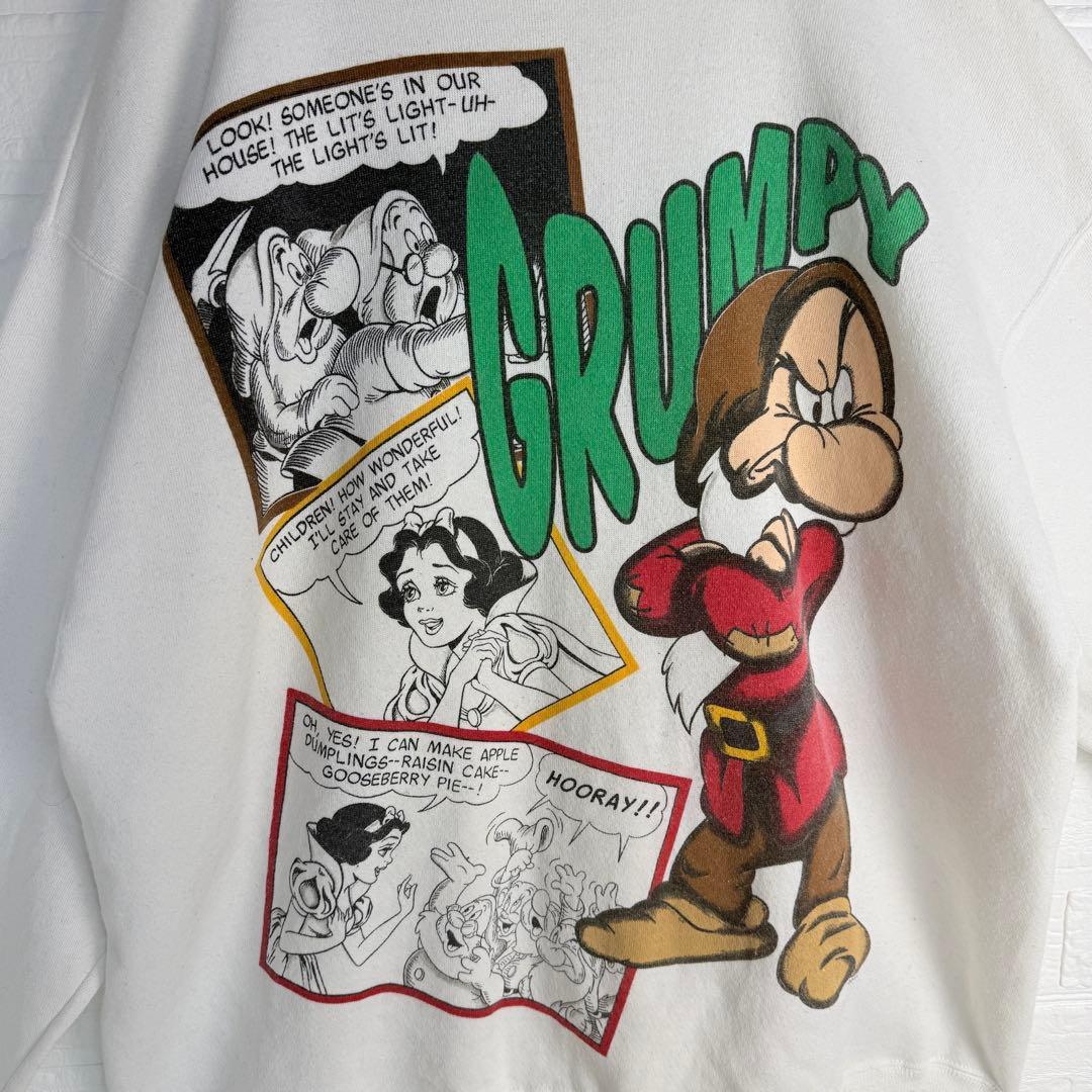 【希少】 DISNEY ビンテージ 七人の小人 白雪姫 スウェット トレーナー
