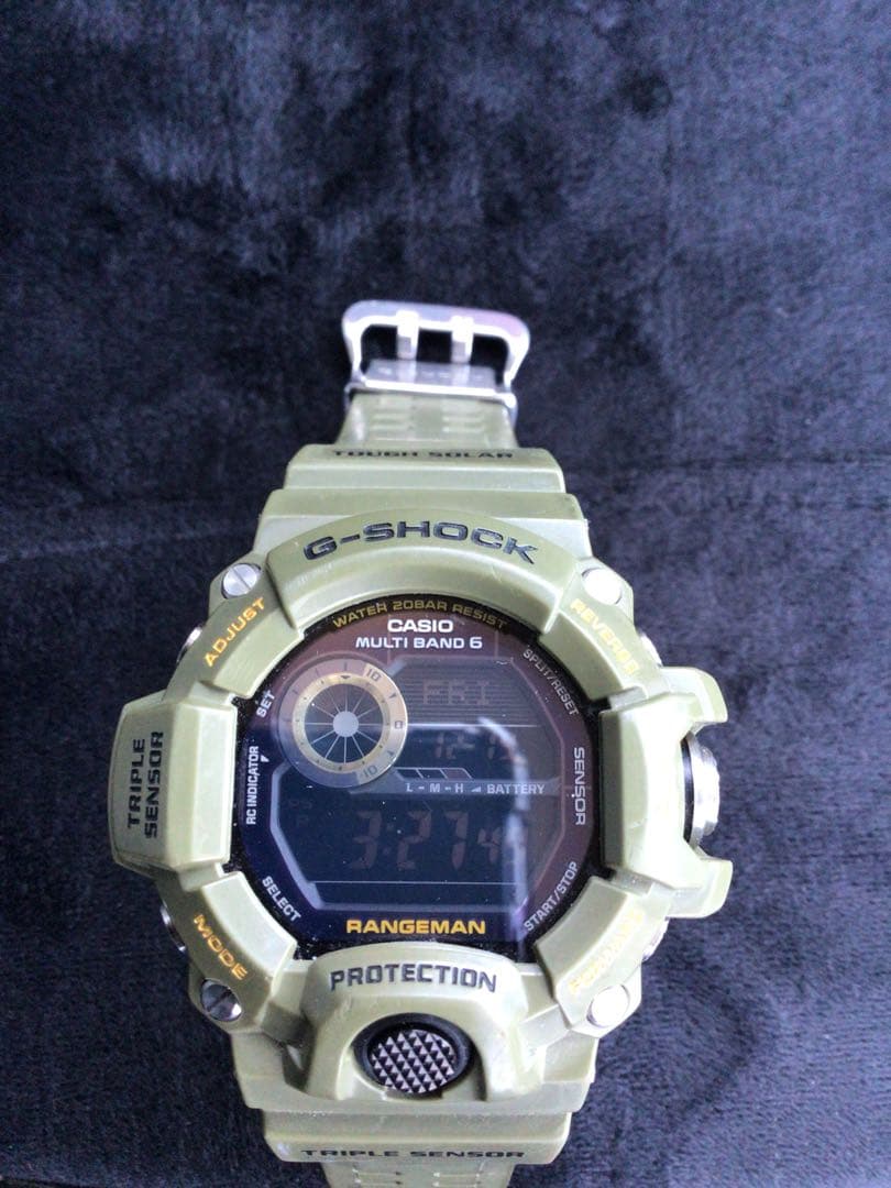 希少、CASIO G-SHOCK RANGEMAN オリーブグリーンの商品です。