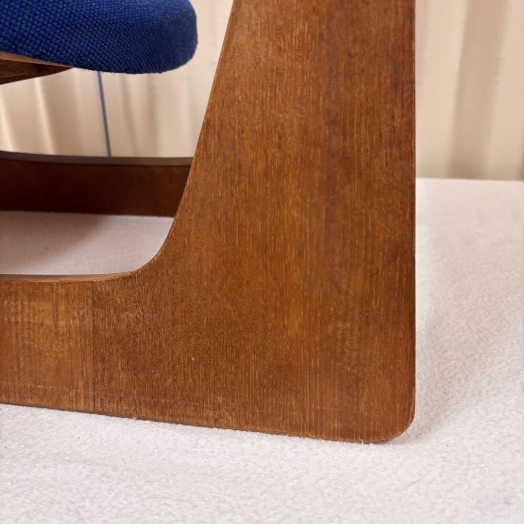 天童木工　TENDO　低座椅子　ブルー　長大作