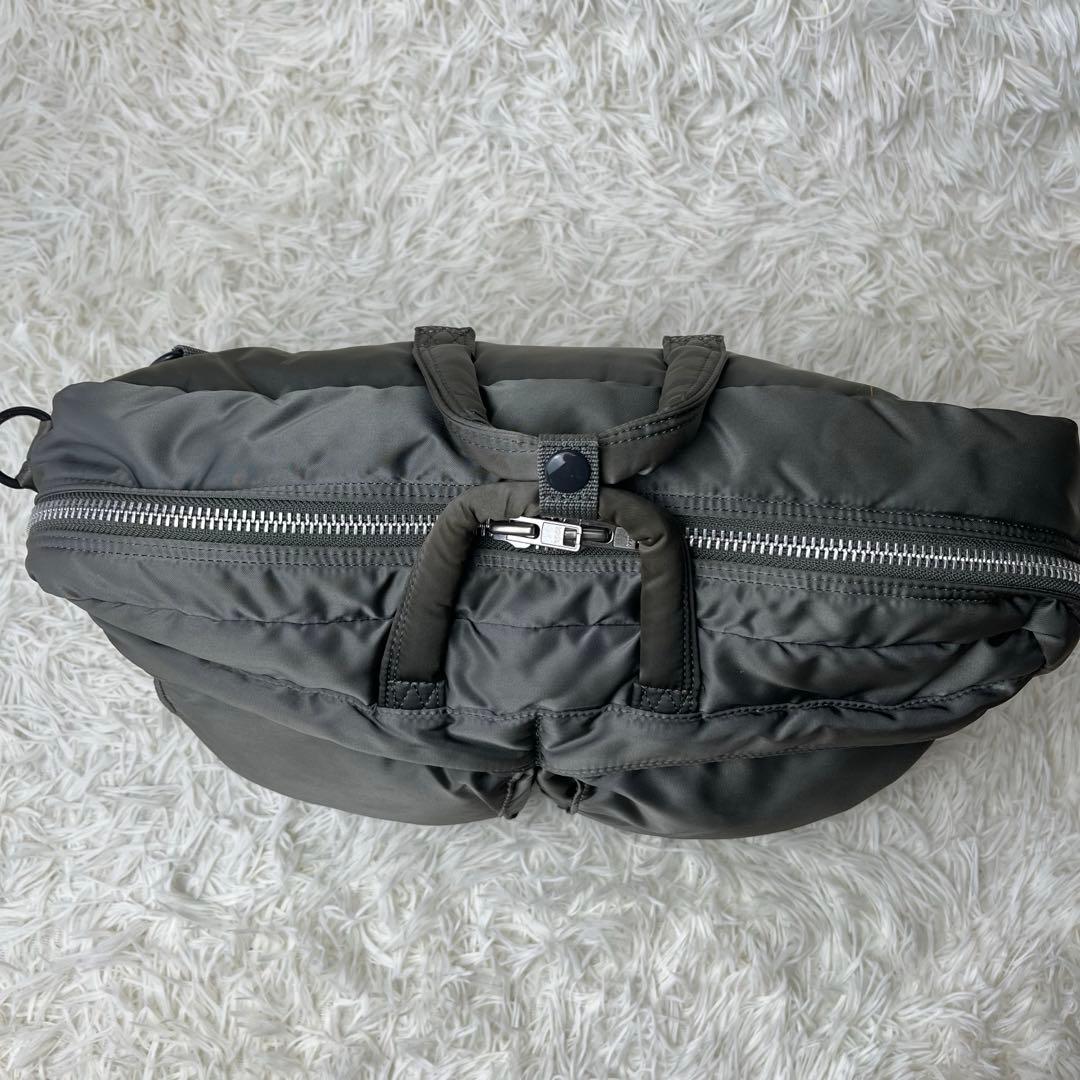 PORTER タンカー ビジネスバッグ 2way ナイロン セージグリーン