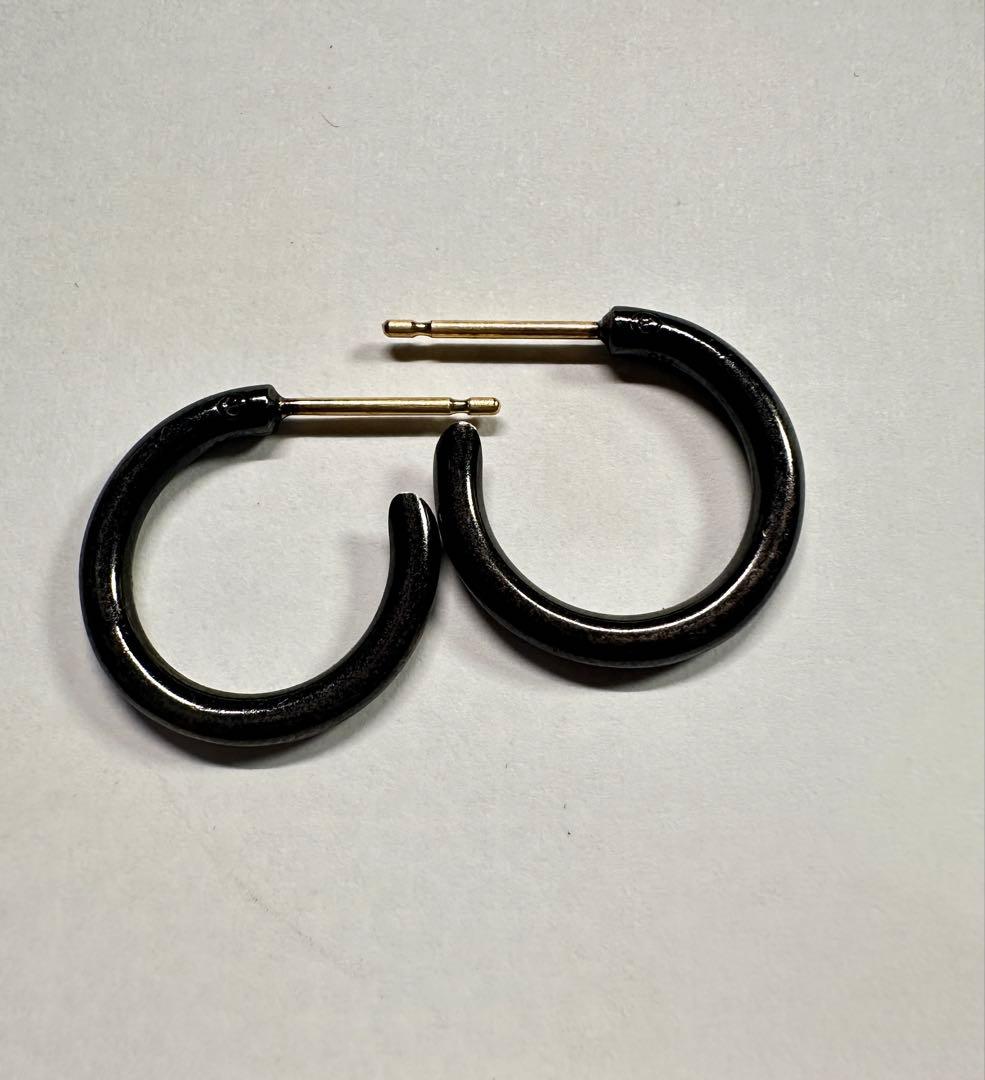 CAREERING 両耳用　プラシーボピアス PLACEBO 301 ブラック