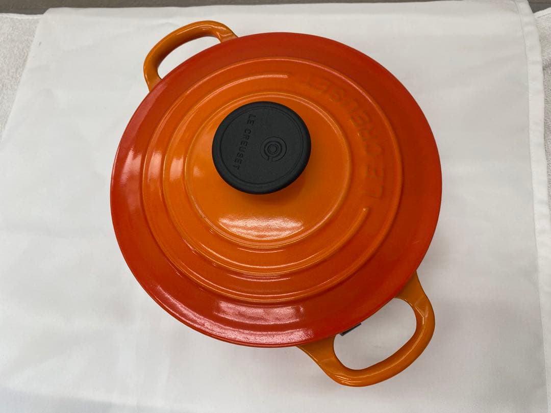 【未使用品】　ル・クルーゼ　シグニチャーココットロンド16cm オレンジ