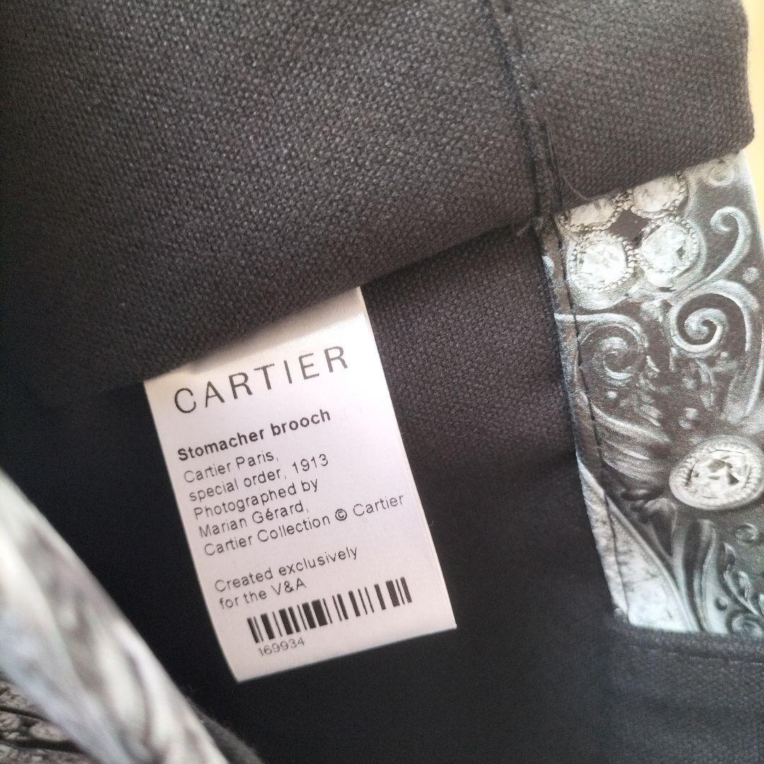 カルティエ展 V&A美術館 トートバッグ　ブローチ