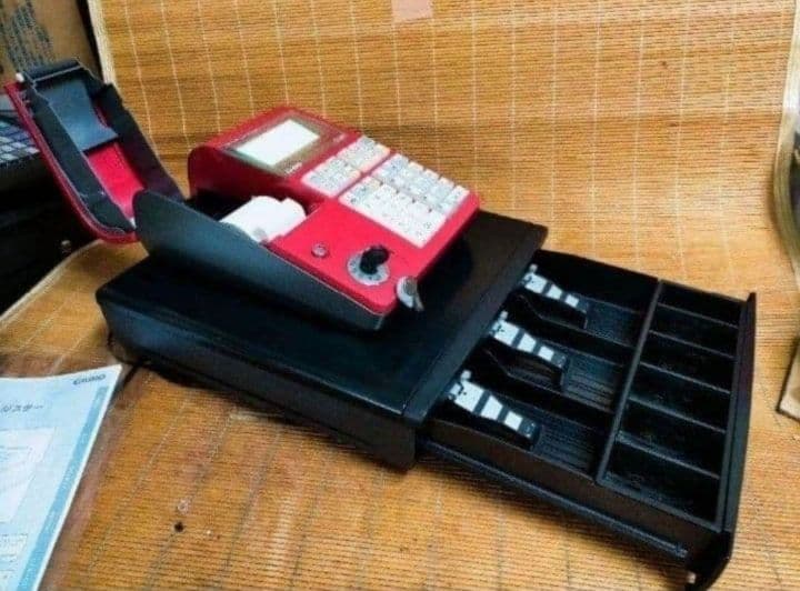 カシオレジスター　TE-400　フル設定無料　美品PC連携売上管理　400504