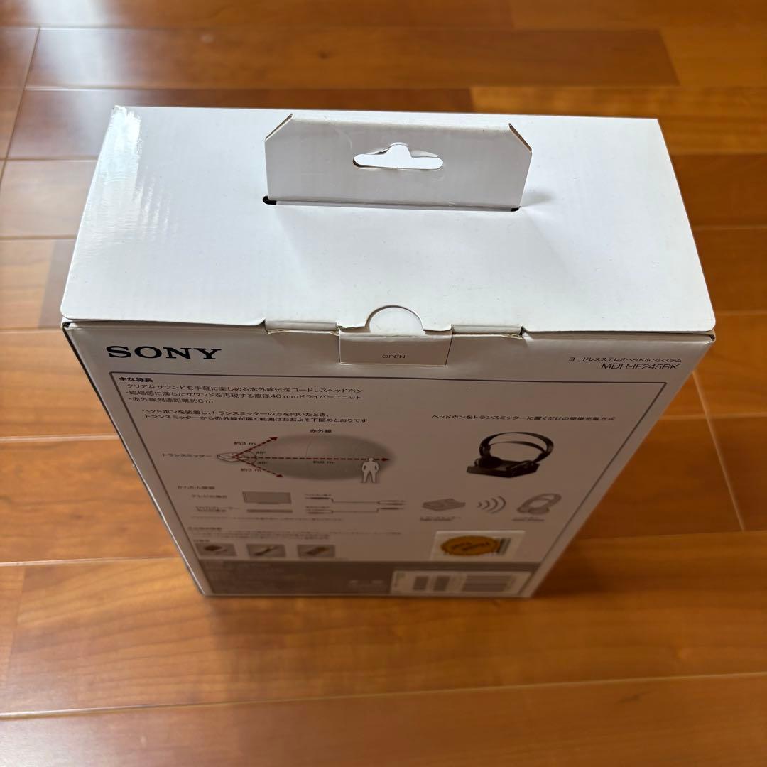 新品未使用 SONY MDR-IF245RKコードレスステレオヘッドホンシステム