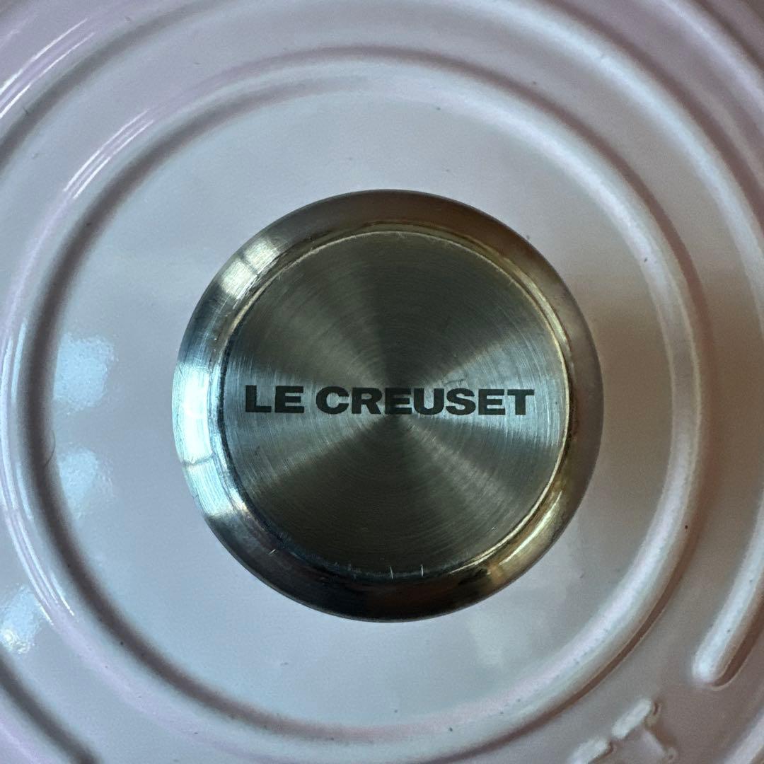 まー　ル・クルーゼ　ココットロンド　20cm　鍋　ピンク