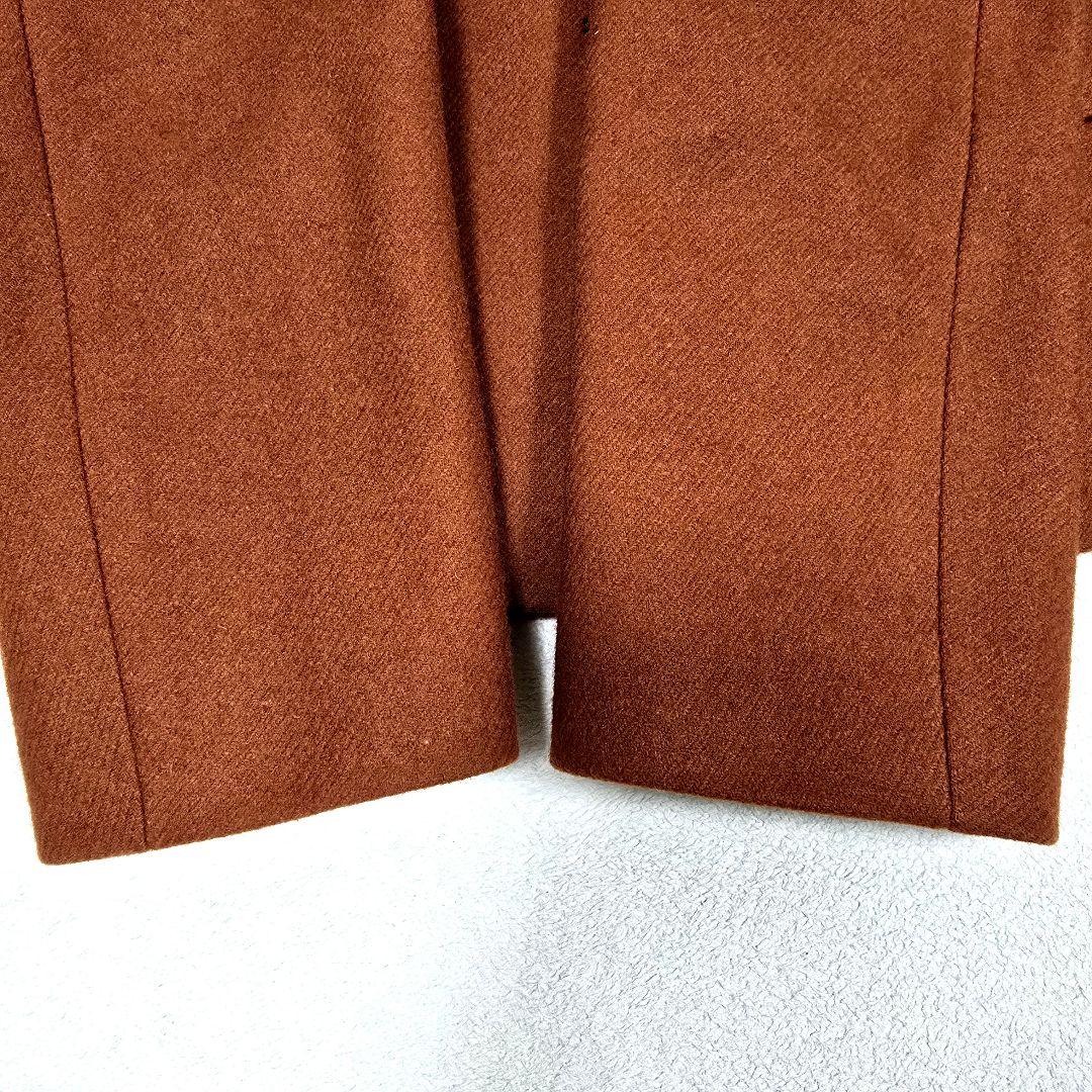 極美品 ピーエスポールスミス ピーコート ダブル ショート丈 テラコッタ 38