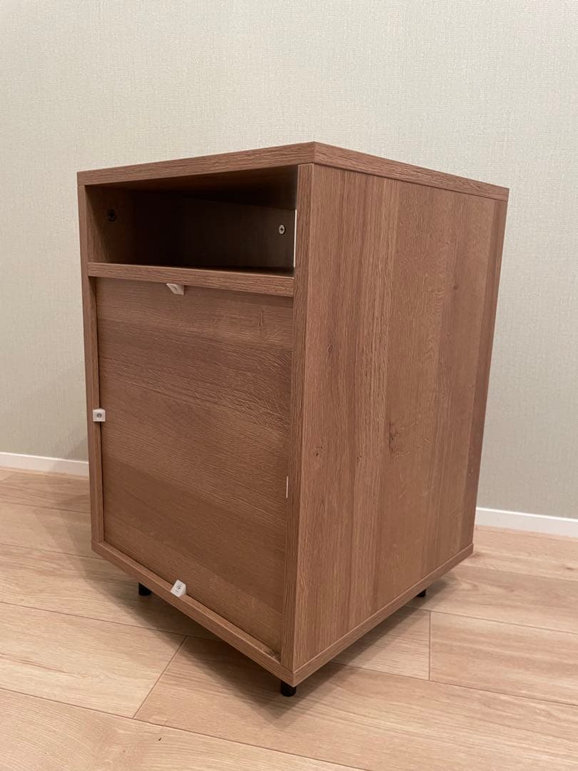 【廃盤】LOWYA ラタン調サイドテーブル サイドチェスト