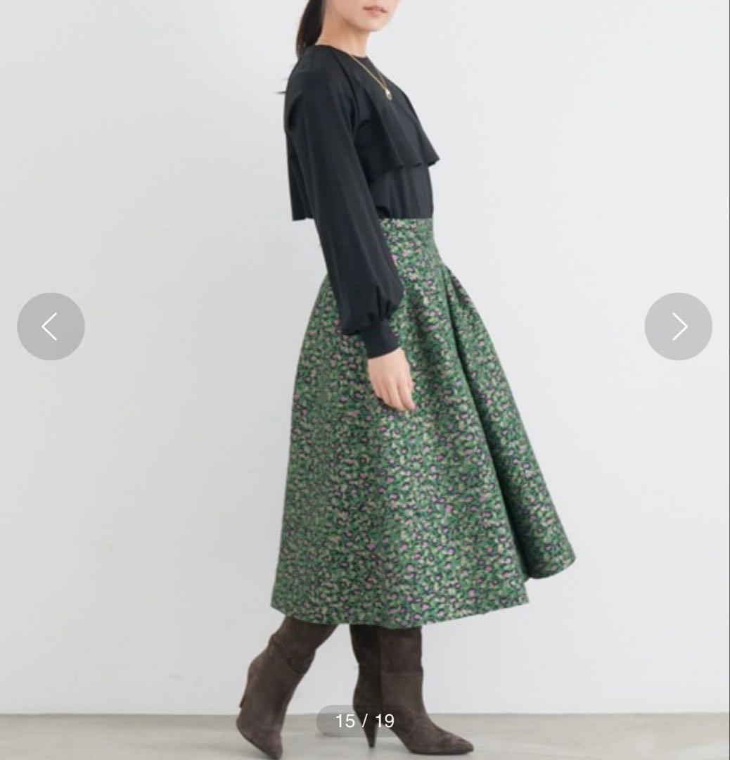 【新品タグ付】ANAYI コンパクトポンチラグランプルオーバー 黒 アナイ