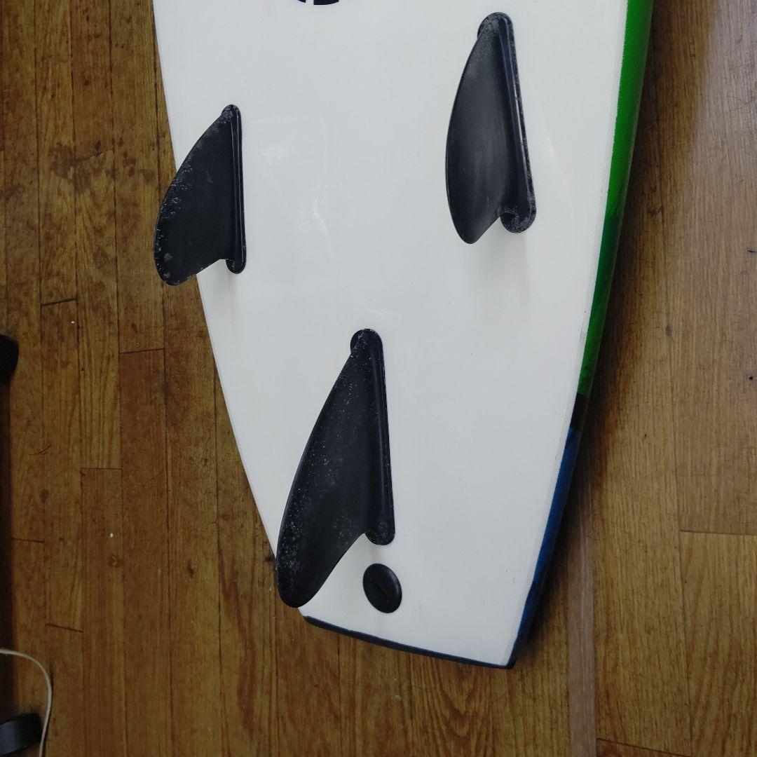 千葉県内有料でお届けします カラフルソフト ショートボード 3フィン