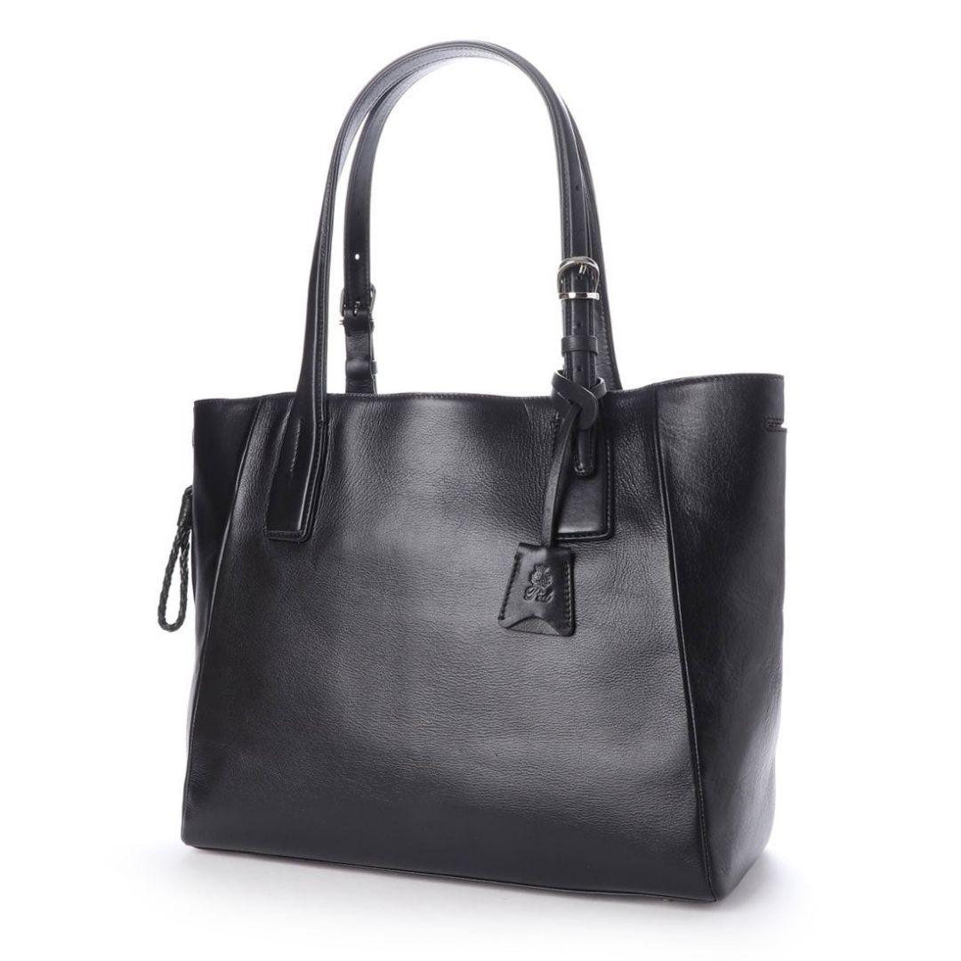 pid撥水ブラックレザートートバッグ 大容量雑誌掲載商品タイムセール22時まで