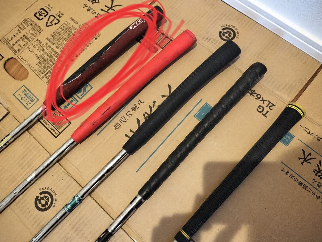 （値引き可）ゴルフクラブセット　パター４本、チッパー１本セット