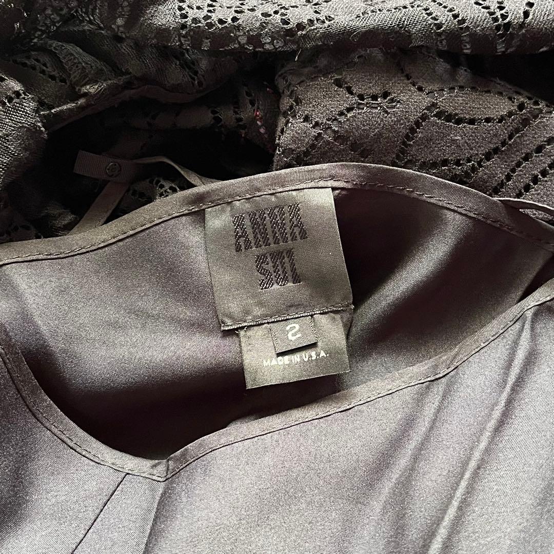 ANNA SUI アナスイ ワンピース 試着のみ 黒レース