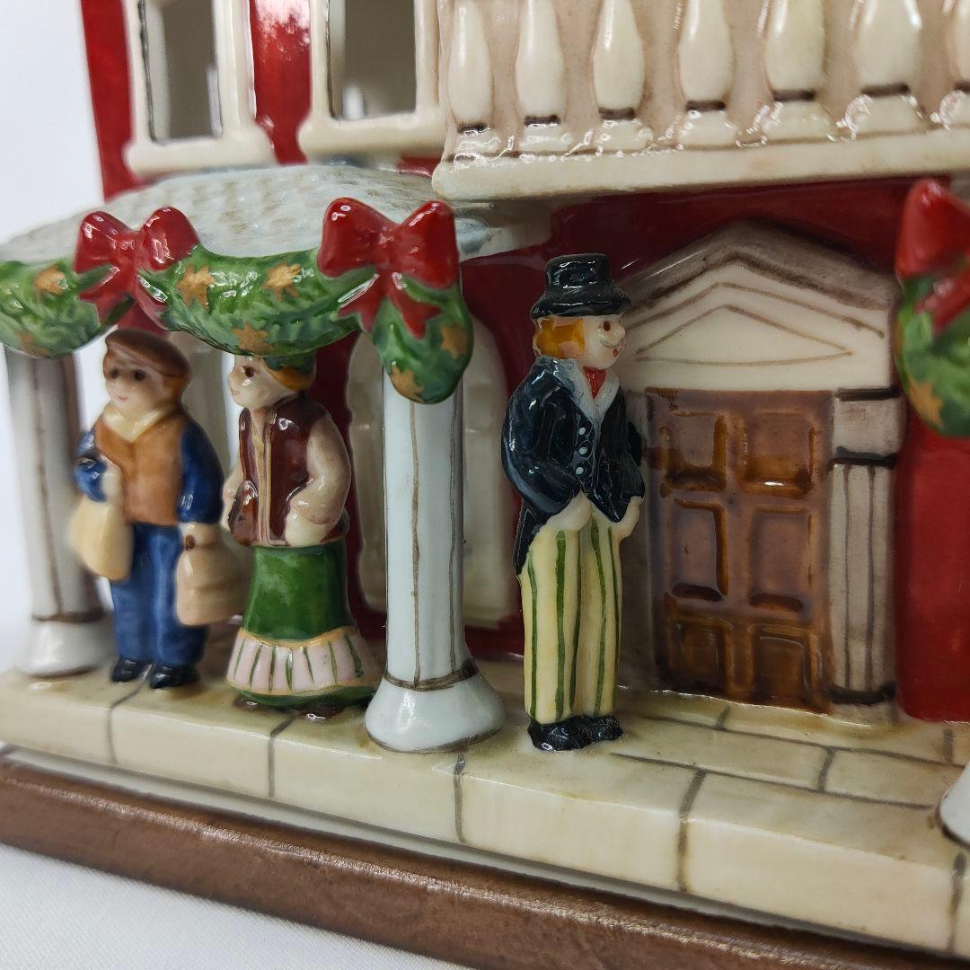 美品✨ビレロイアンドボッホ 陶器製クリスマスキャンドルハウス 郵便局