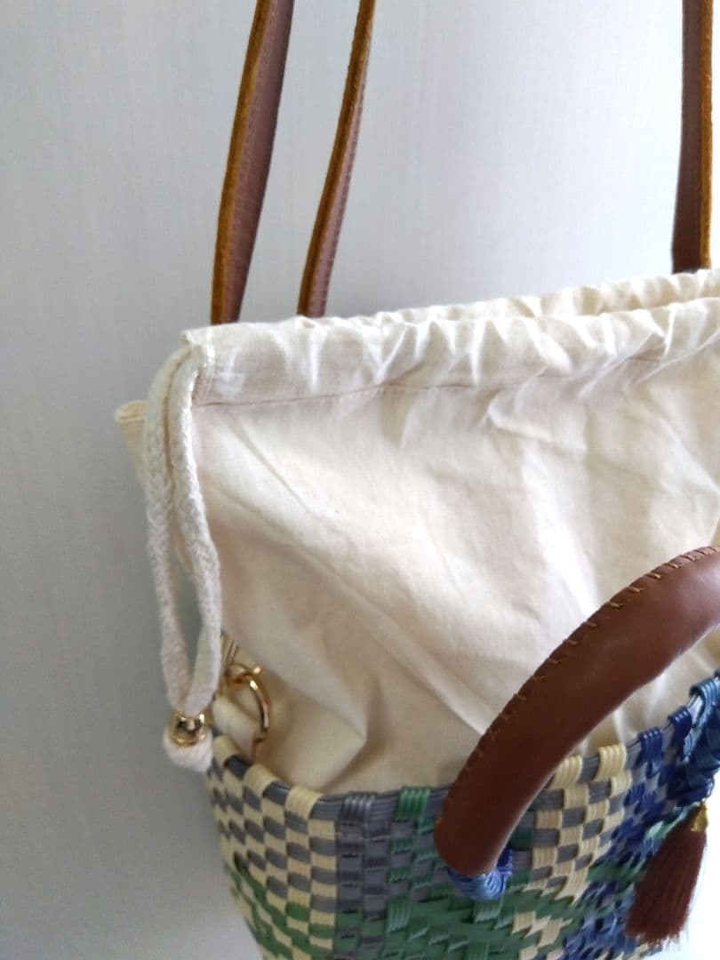 【極美品】woven メルカドバッグ 2way ショルダートートバッグ