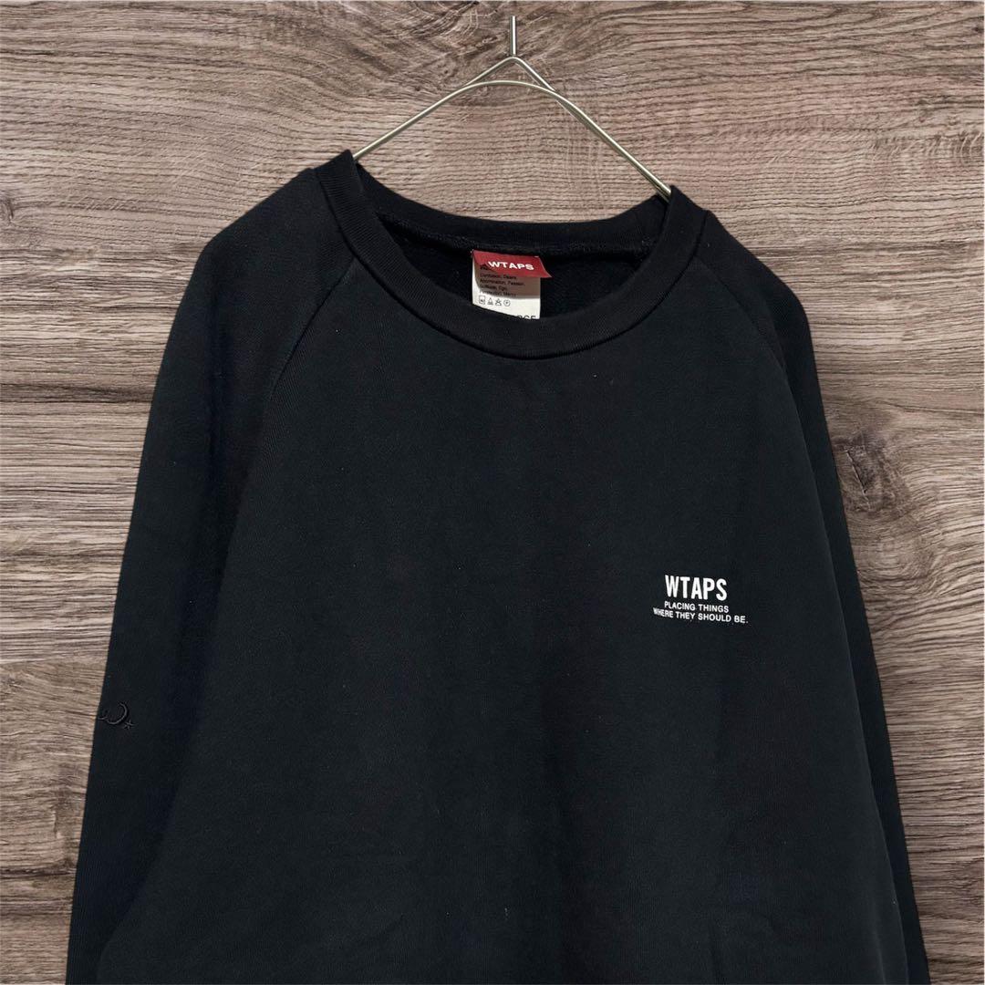WTAPS ダブルタップス スウェット ブラック プリント