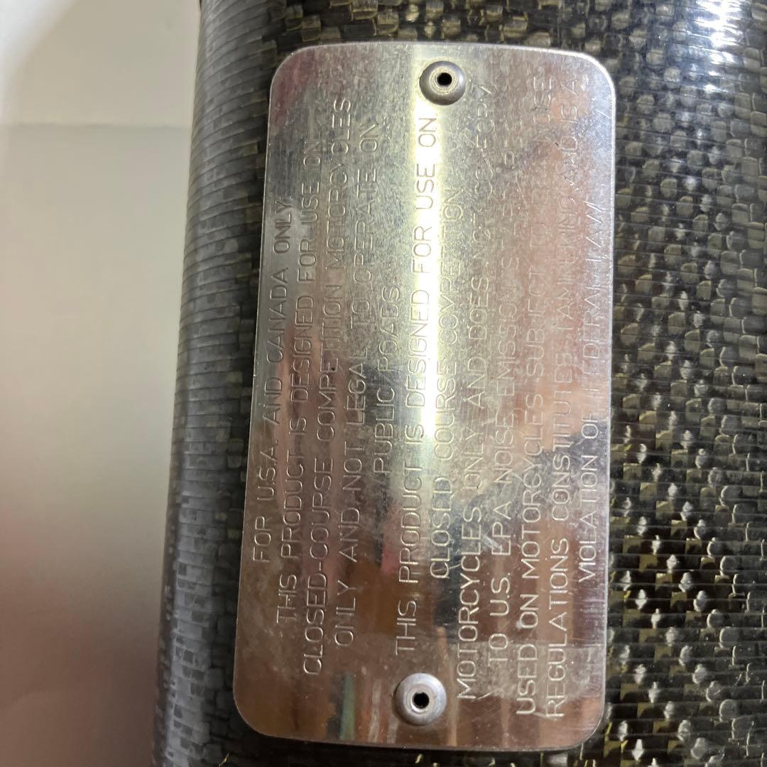 美品　ドゥカティ 1100EVO用テルミーニョ　マフラー　スリップオン