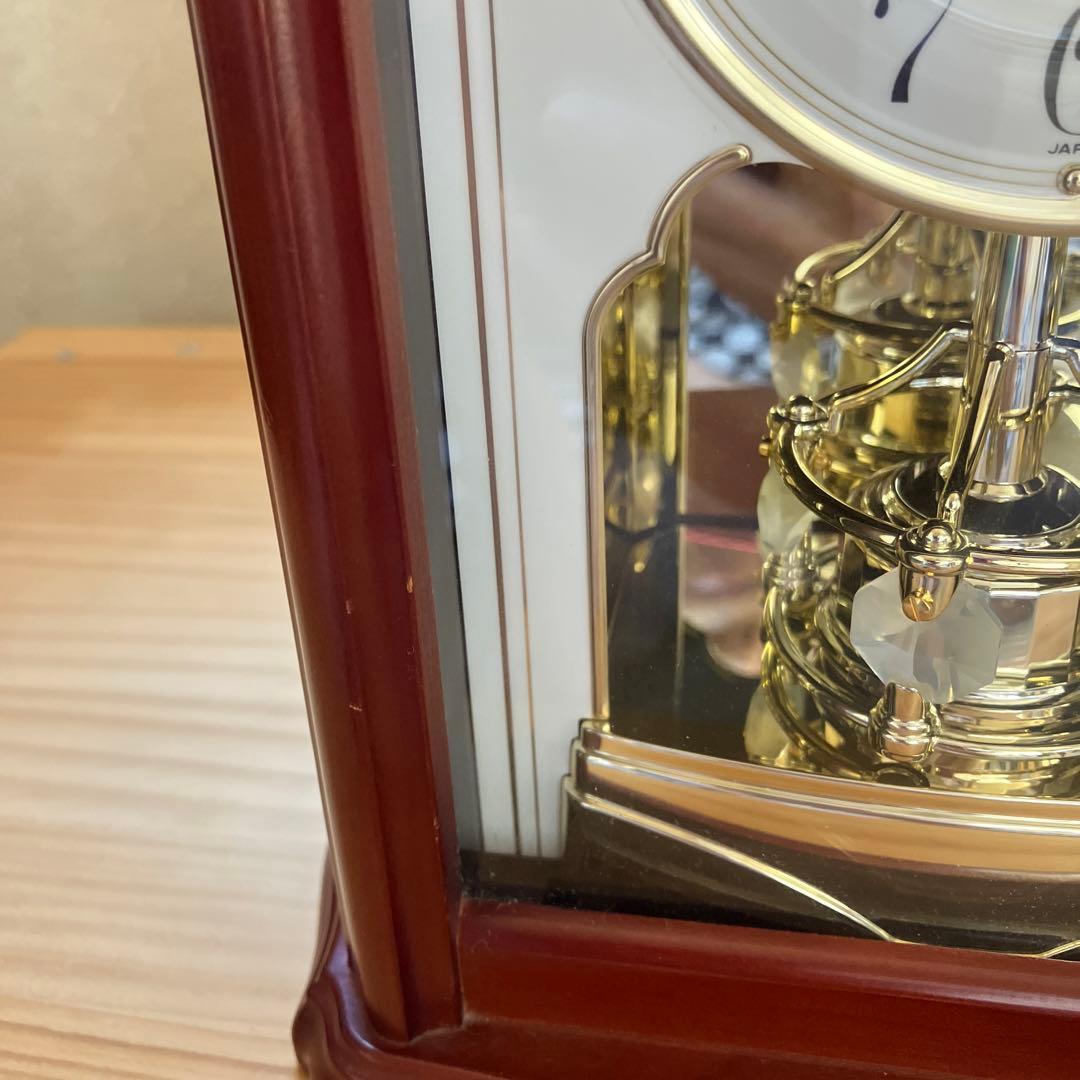 【希少！廃盤品】セイコー　エンブレム　置き時計　HW454B