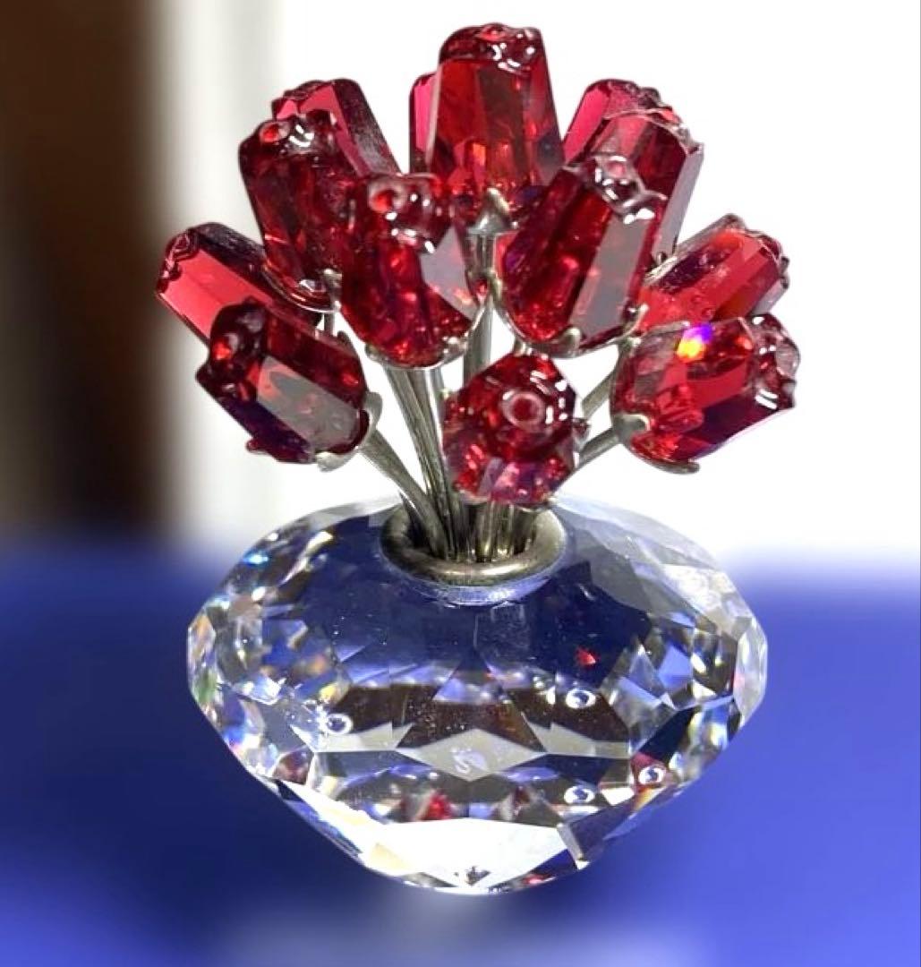 訳あり　スワロフスキーSWAROVSKI 15本の薔薇 オーナメント 限定品