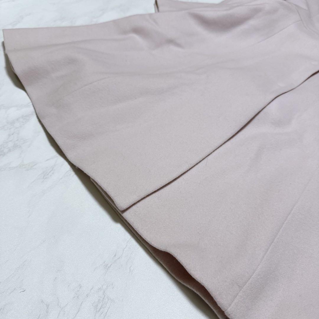 TOCCA ウールショールカラーコート　22AW ピンク　Oサイズ