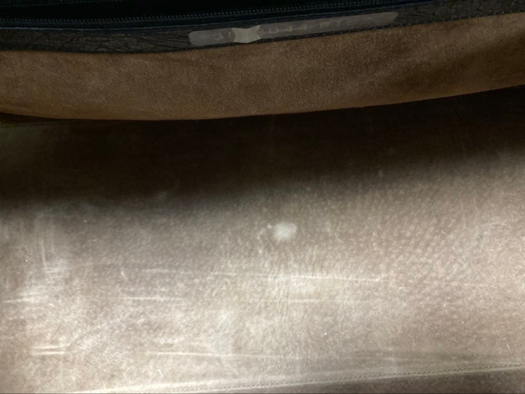 ボストンバッグ　オーストリッチ　美品