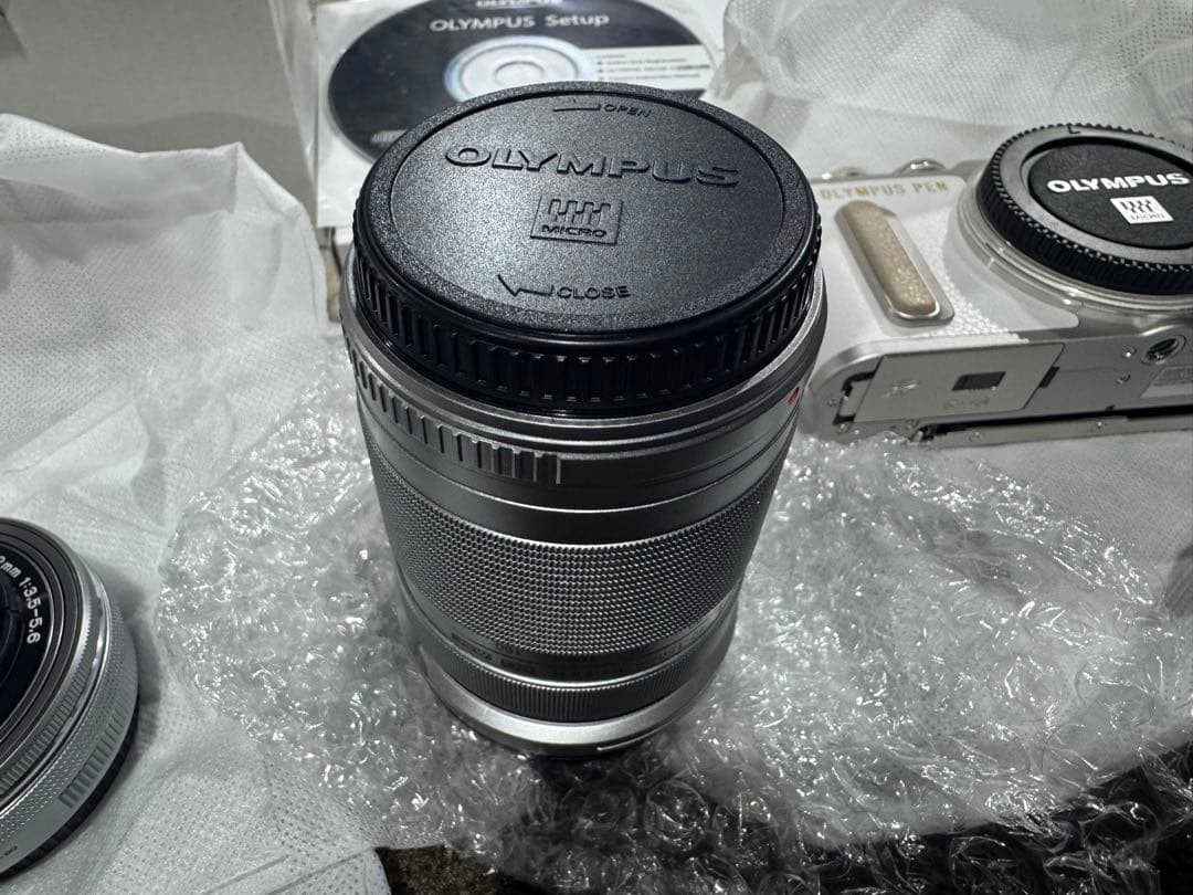 新品 OLYMPUS PEN E-PL8 ホワイト 本体レンズセット オリンパス