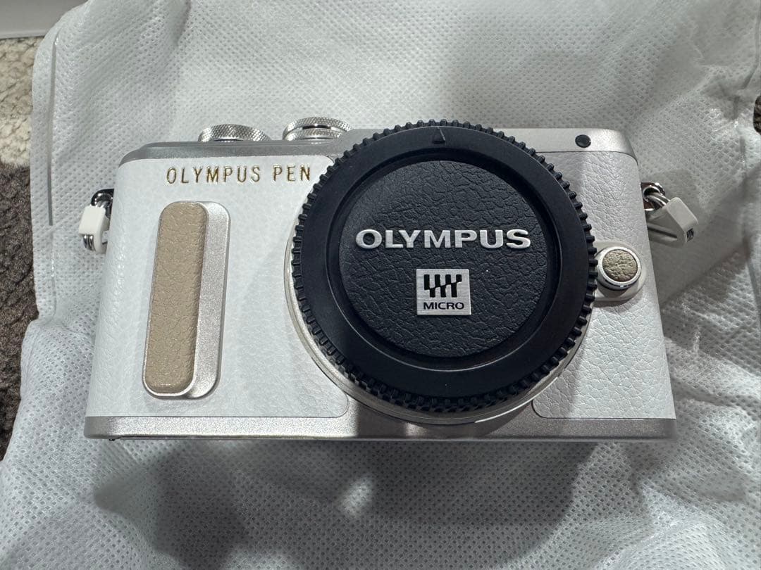 新品 OLYMPUS PEN E-PL8 ホワイト 本体レンズセット オリンパス