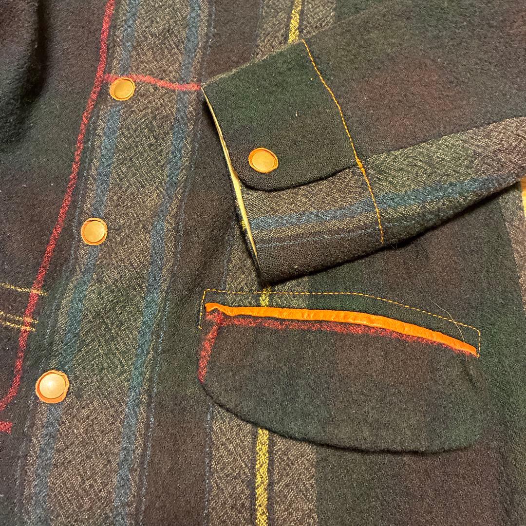 パラスパレス ウール チェックコート