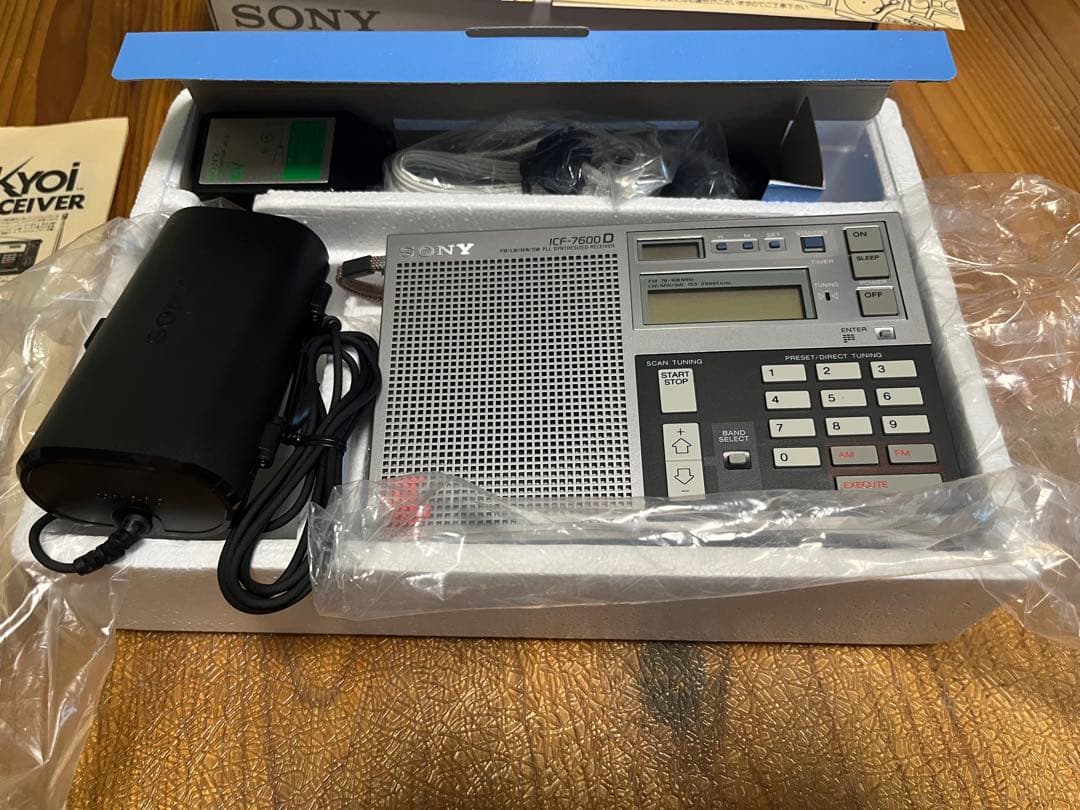 SONY ICF-7600D ➕　広帯域アンテナ　AN-1 セット