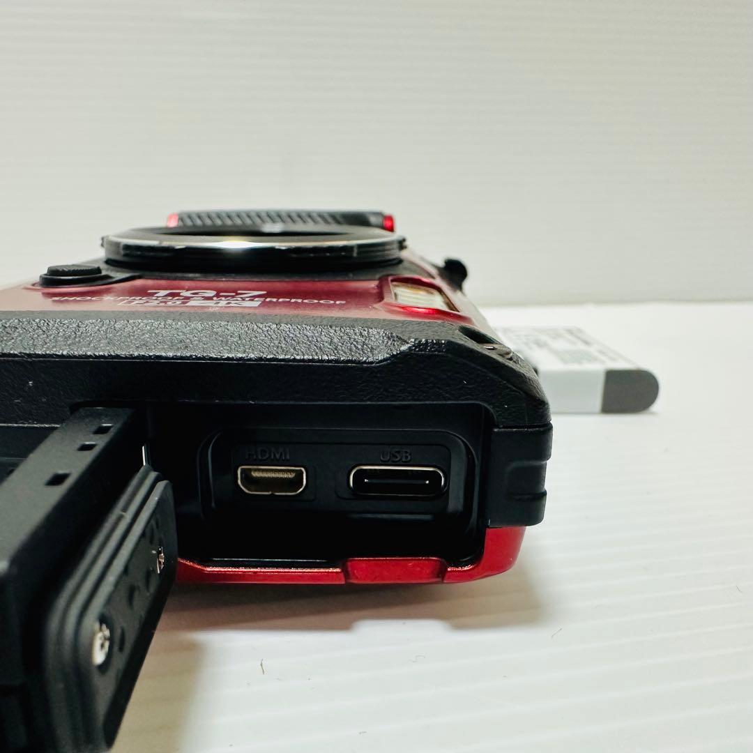 OM SYSTEM TG7 RED 赤　箱付き