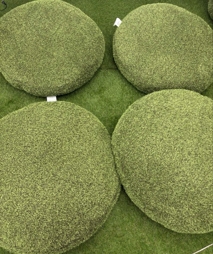 ■リアル芝生風生地のもちもちクッションシーヴァ