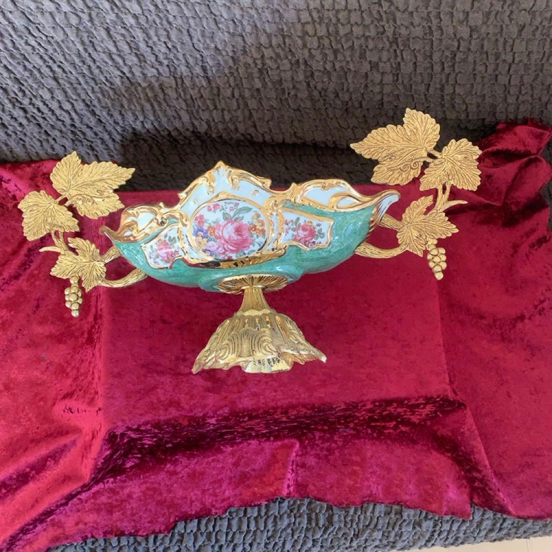 イタリア製　陶器　置物