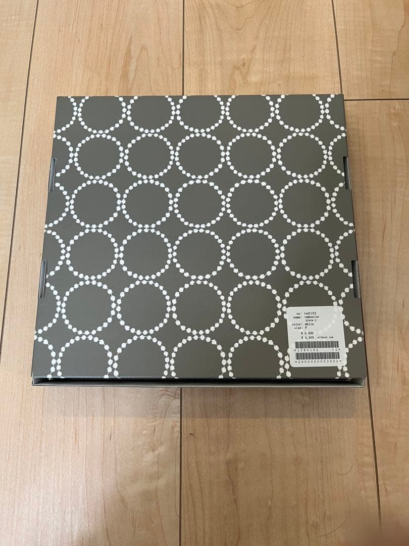 【新品未使用】ミナペルホネン　tambourine プレート大