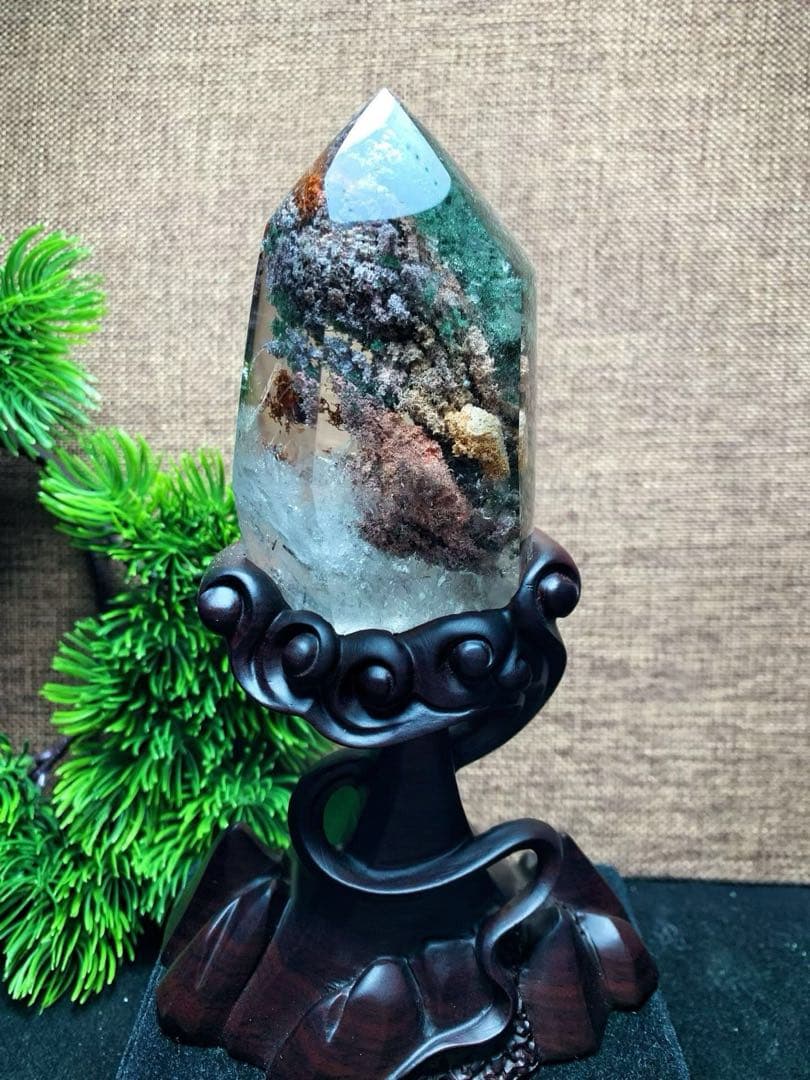 ⭐︎【極上品】天然 ガーデン クォーツ 置物 240g