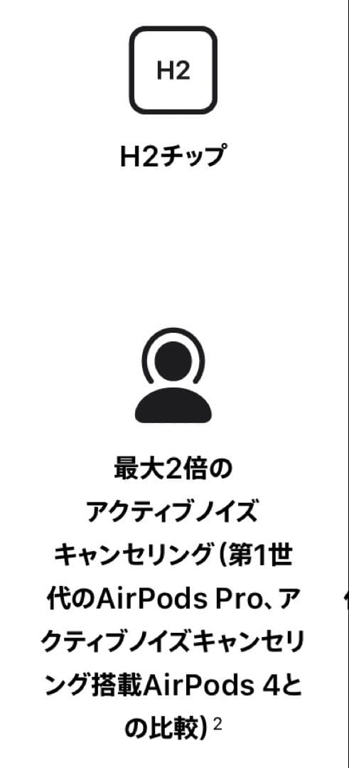 Apple AirPods Pro 2 第二世代 ワイヤレスイヤホン アップル