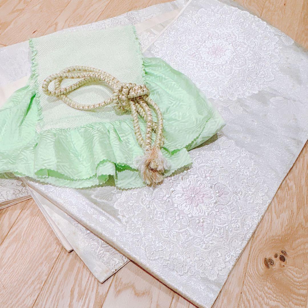 極美品　訪問着　フルセット 友禅 裄67 68 蝶　鳥卒業式　入学式　M L