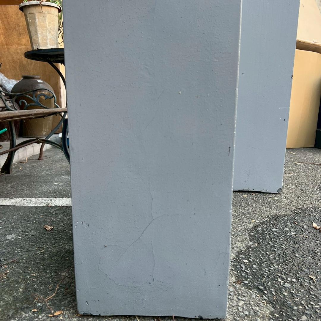 2月特価セール【 2点セット ガーデンインテリア 大・小セット グレー 】